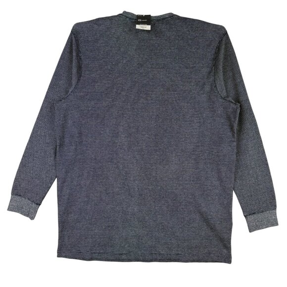 St. Johns Bay Men Super Soft Long Sleeve Crewneck Navy T-shirt Big/Tall 5XLT NWT - Picture 2 of 10